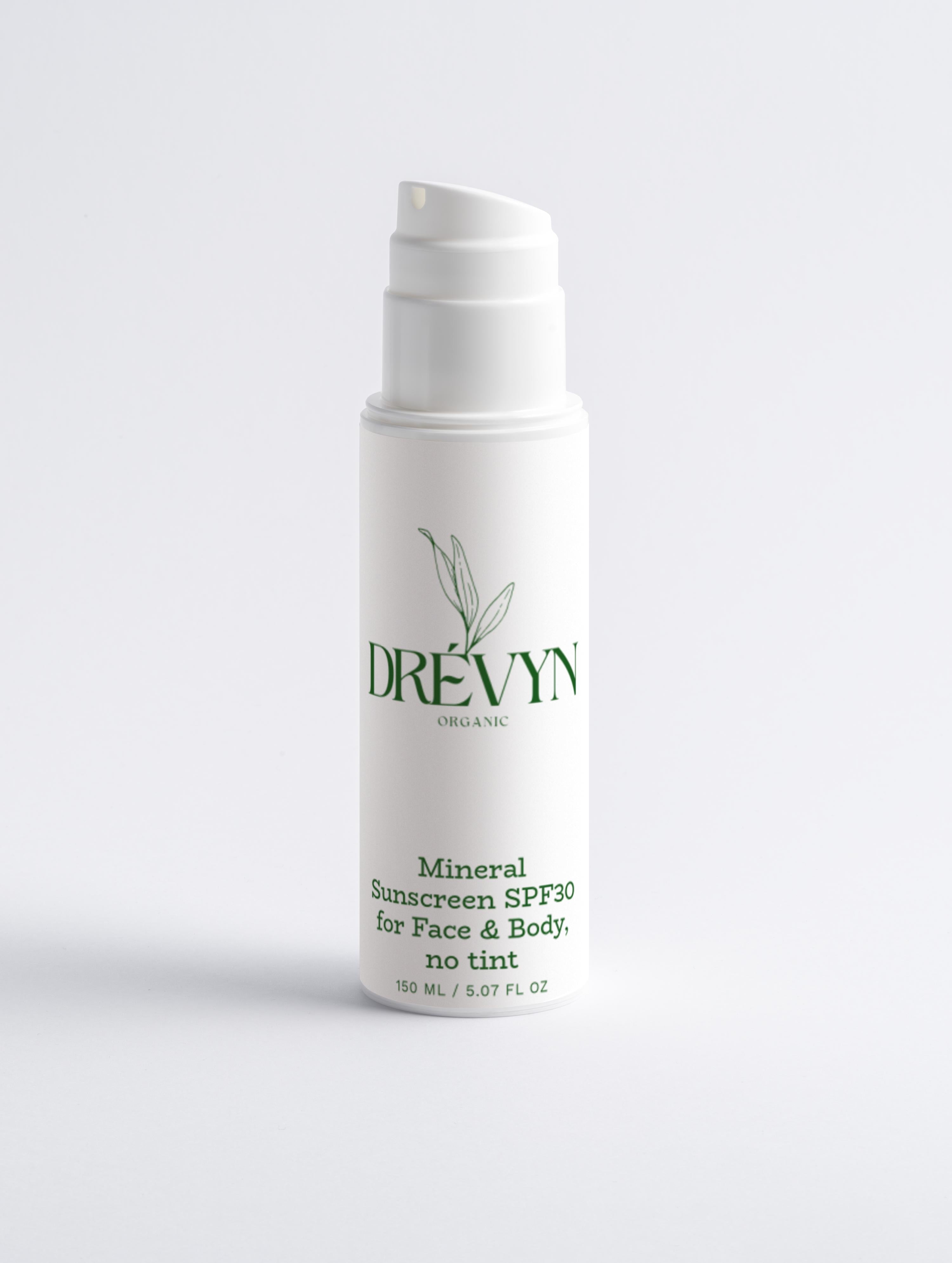 Mineral Sunscreen SPF30 for Face & Body, no tint